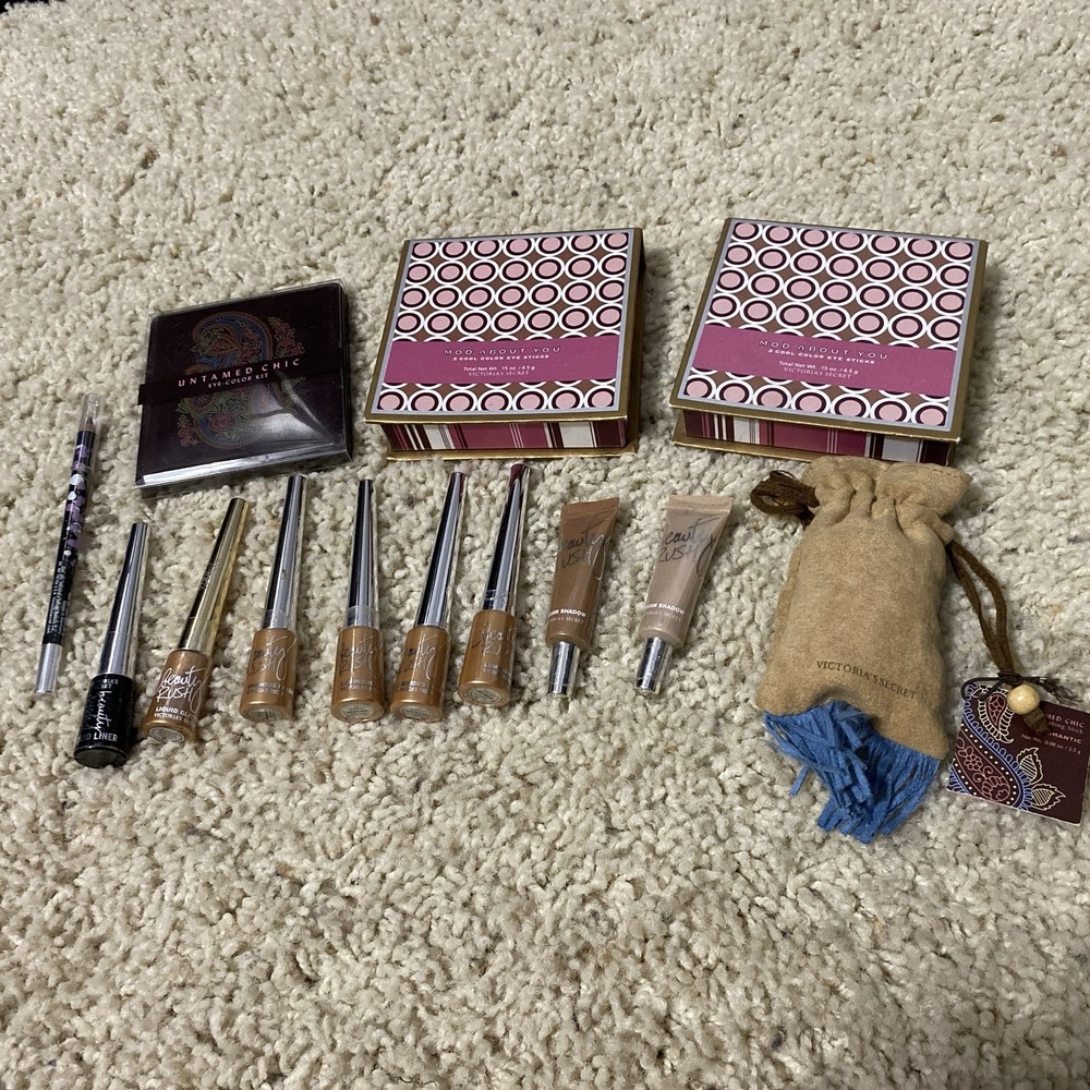 Victoria's Secret Makeup Lot, Eye Shadow Cream Shadow Liner Lot New